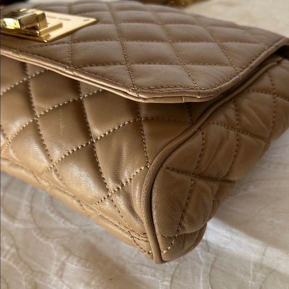 Michael Kors Brown Quilted Shoulder Bag - Picture 8 of 16